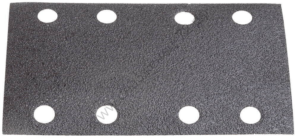 Лист шлиф. универс. URAGAN ″Оптимал. для мягких пород дерева″ 8 отв. по линии, на липучке, для ПШМ, P100, 80х133мм, 10шт