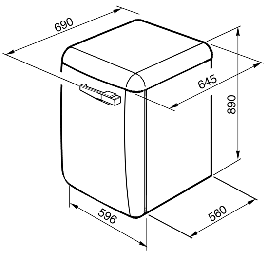 Стиральная машина Smeg LBB14RO