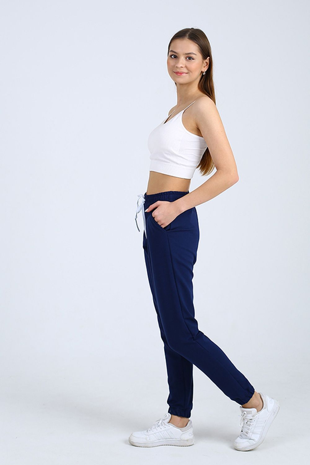 С-624 Брюки-джоггеры из футера Уценка