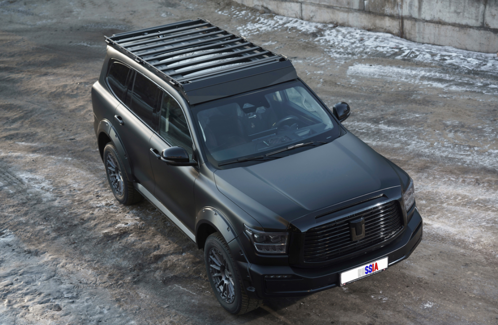 Багажник экспедиционный STC для TANK 500 (дальний, рабочий свет)