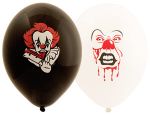 Шар (14''/35 см) Клоун ужасный 2цв, 50 шт.