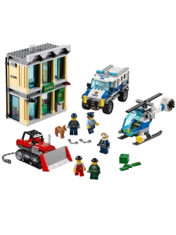 Конструктор Сити Ограбление на бульдозере