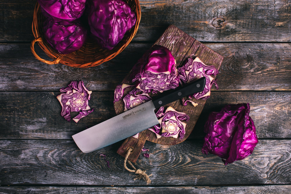 Нож кухонный Накири 17см Samura Harakiri SHR-0043B/A