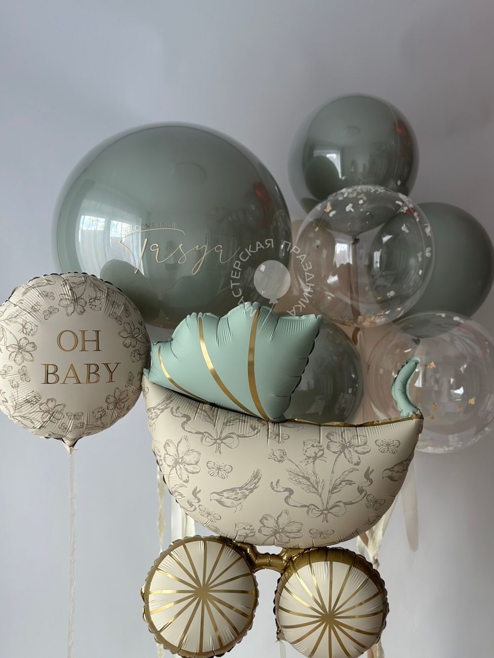 Воздушные шары на выписку №8790 