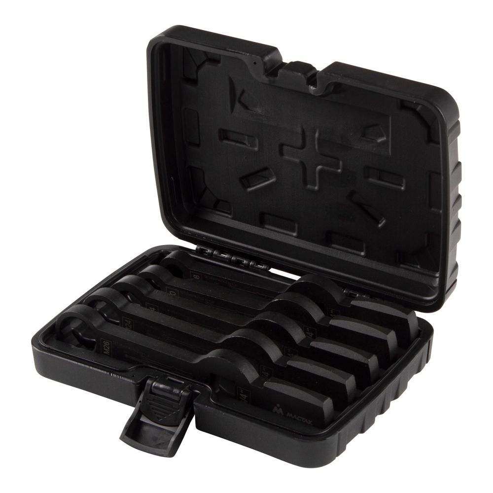 МАСТАК (102-20015C) Набор специальных ключей для монтажа / демонтажа суппортов грузовиков, 5 предметов, кейс