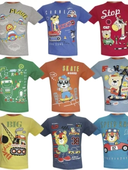 Футболка для садика.мальчик.Набор 9 шт