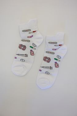 Носки (принт «Медицина»)