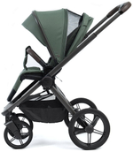 Детская коляска Peppy Monaco Thermo 3 в 1 с автокреслом Rise Black Green