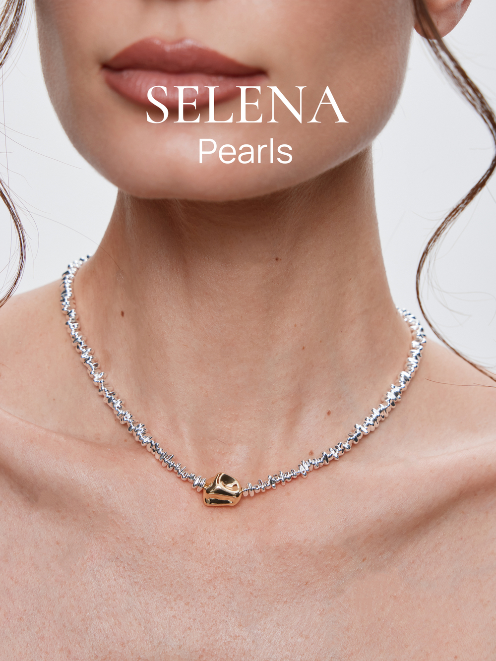 91004400 Колье Selena Pearls