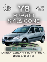 Щетки стеклоочистителя HUOYE Y8 550/500 мм на Dacia LoganMCV | Hook/J-Hook