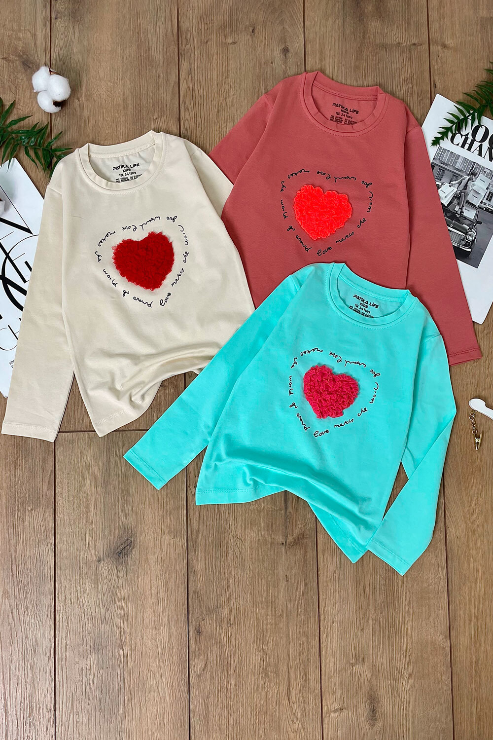 Лонгслив для девочек