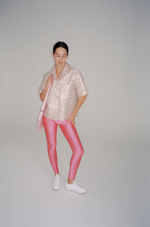 Leopard pink shirt