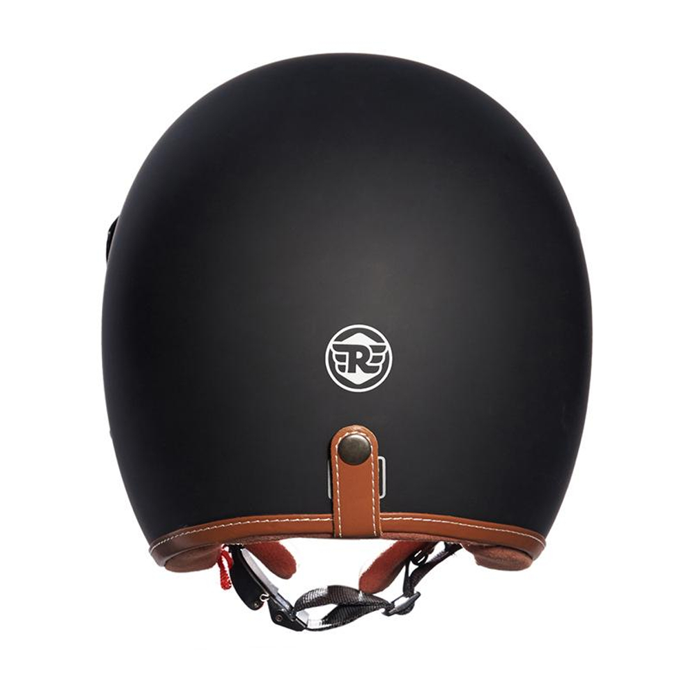 Шлем открытый Royal Enfield, цвет - черный, размер - L (600 мм), арт. RRGHEN000144 (HEAW20019MATT BLACK)