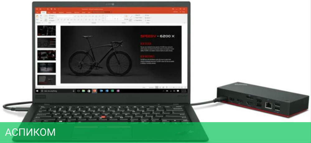 Док-станция Lenovo ThinkPad Universal USB-C Dock (40AY0090EU)