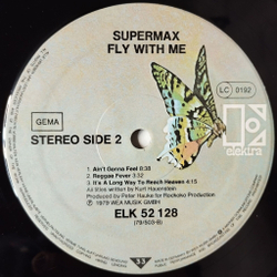 Винтажная виниловая пластинка LP Supermax Fly With Me (Germany 1979) ELK 52 128