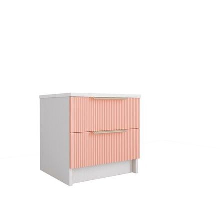 Тумба Лавис ТД 400.1 (Белый/Персик софт)