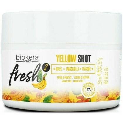 Salerm Biokera Fresh Yellow Shot Mask Восстанавливающая маска с бананом 250 мл.