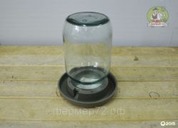 Поилка вакуумная под банку, резина