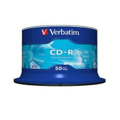 Оптический диск CD-R Verbatim Диски CD-R 50 шт. 48/52-x 700Mb, Cake Box (43351)
