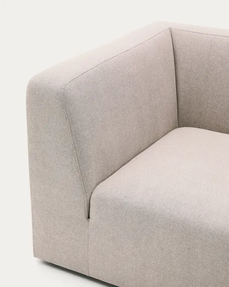 Угловой модульный диван Neom бежевого цвета 75 см