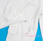 костюм бриджи карго + топик  белый  5000