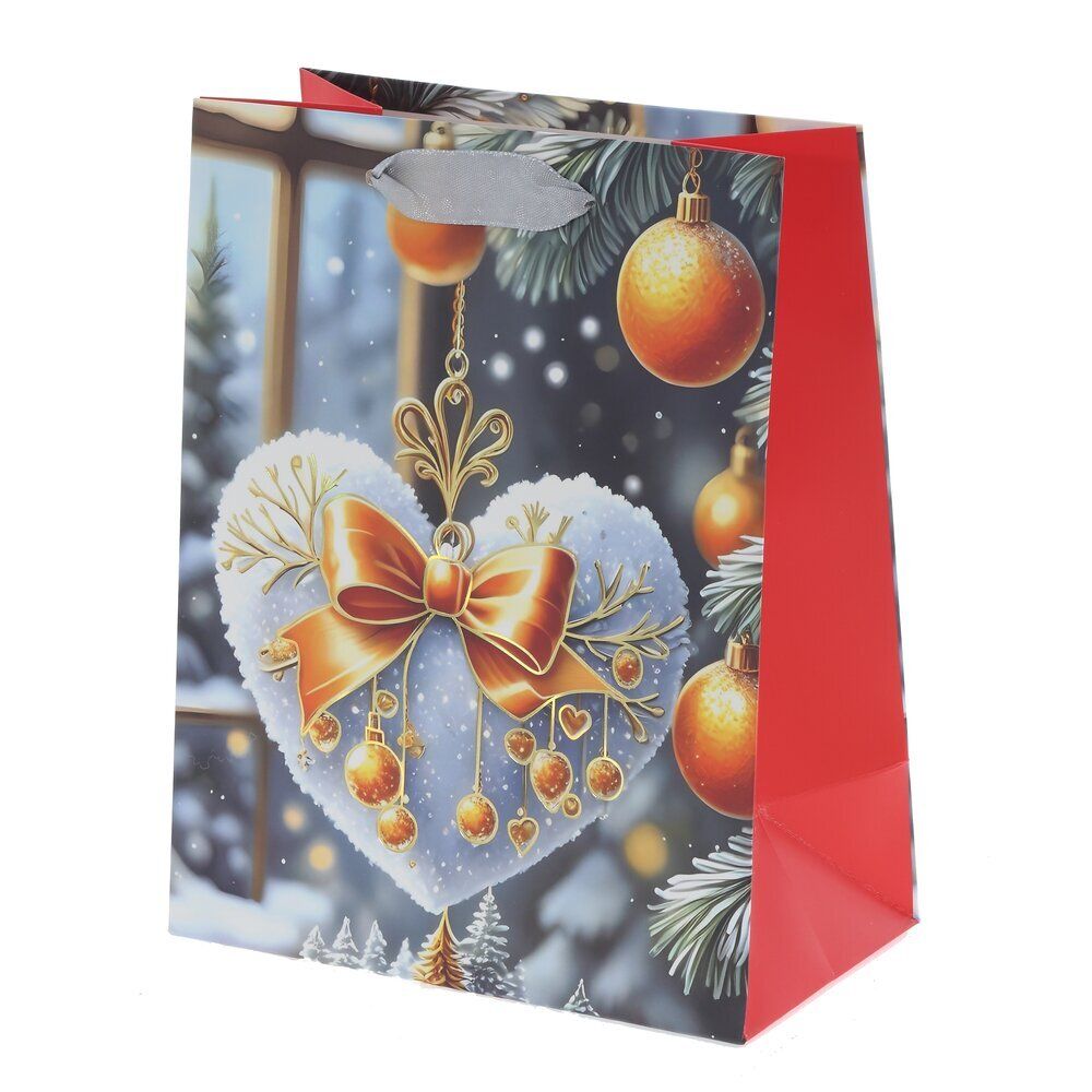 GAEM Пакет подарочный (бумага 210г/м2, блок 12шт), L18 W10 H23 см, 4в.