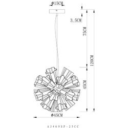 Подвесная люстра Arte Lamp