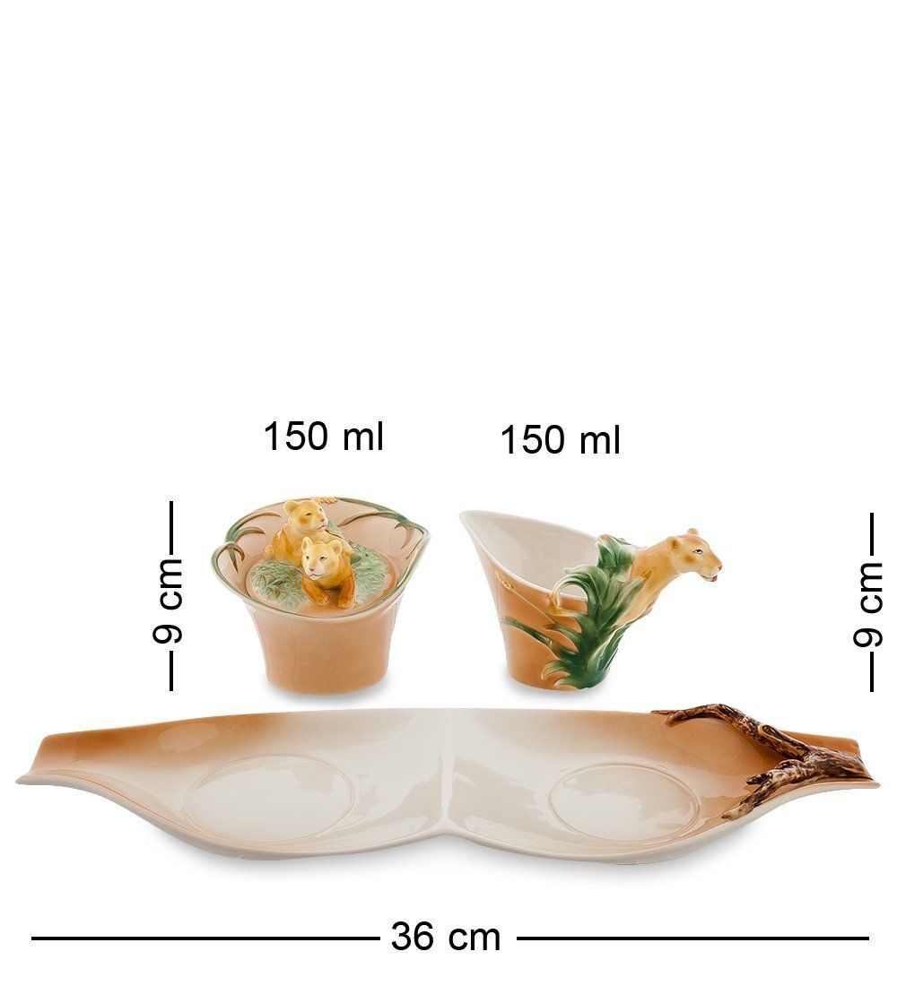 FM-32/ 2 Набор сахарница и молочник «Лев» (Pavone)