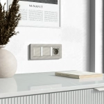 Умный сенсорный выключатель одноклавишный (дымчатый) W4513641