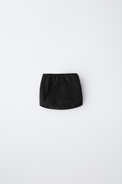 ZARA СНУД ИЗ ПОЛАРФЛИСА POLARTEC ®, ЧЕРНЫЙ