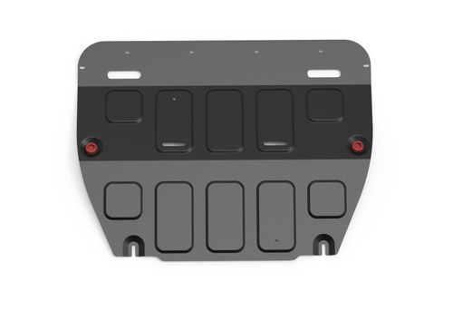 Защита картера и КПП АвтоБроня для Mitsubishi Outlander IV поколение АКПП FWD 2023-н.в., штампованная, сталь 1.5 мм, с крепежом, 111.04060.1