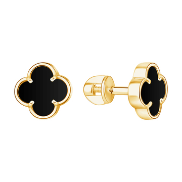 Серьги пуссеты Золото