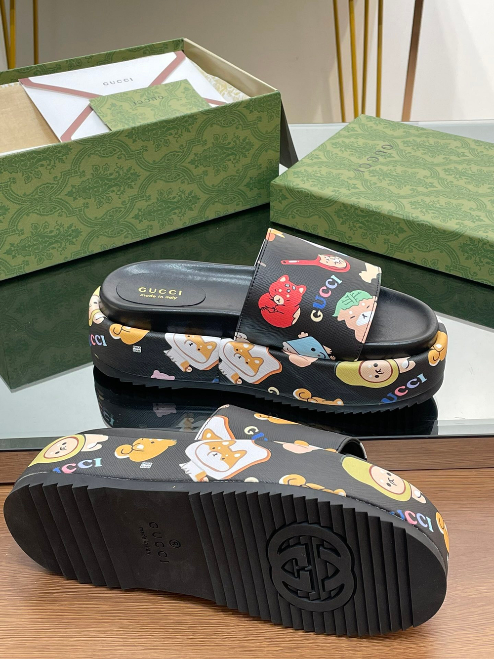 Gucci Platform Slide Sandal