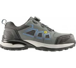 Полуботинки рабочие FULDE LACE SYSTEM S3S SR FO ESD серый/синий Högert, арт. HT5K577