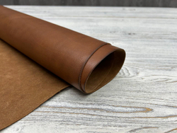 Jabron Matt Brown (1,4-1,6 мм), цв. Коричневый, натуральная кожа