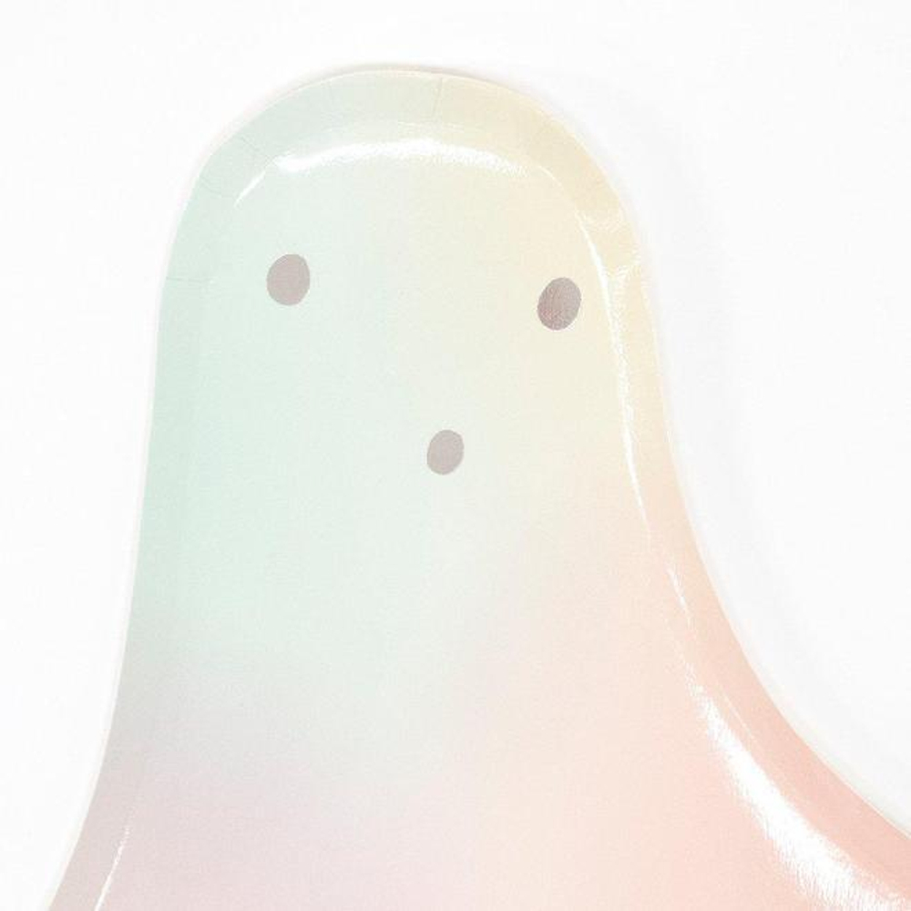 Тарелки в форме привидения "Pastel Halloween" 8 шт.