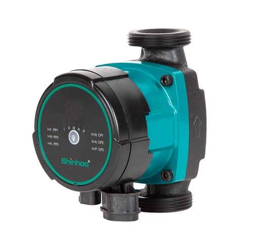 Циркуляционный насос Shinhoo Master S 25-6 130 энергоэффективный с гайками (71111001)