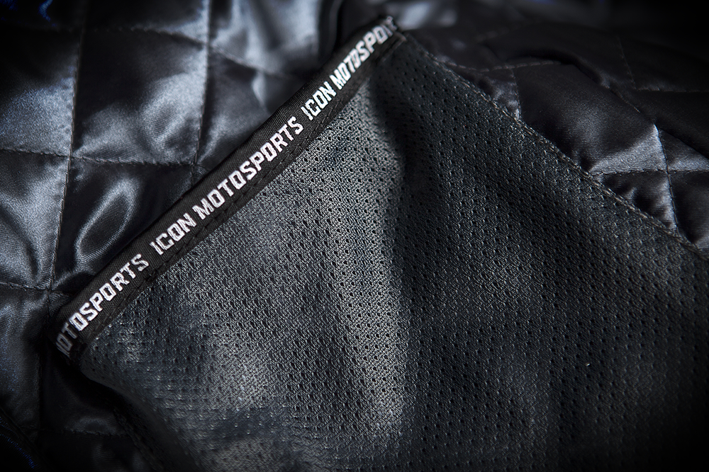 Мотокуртка - ICON SANCTUARY (кожа, белая)