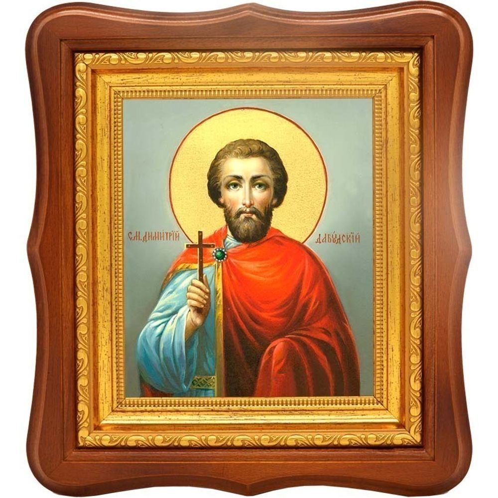 Димитрий Дабудский мученик. Икона на холсте.