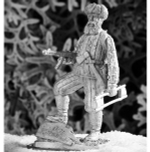 Оловянный солдатик Партизан с миной 1943 г.