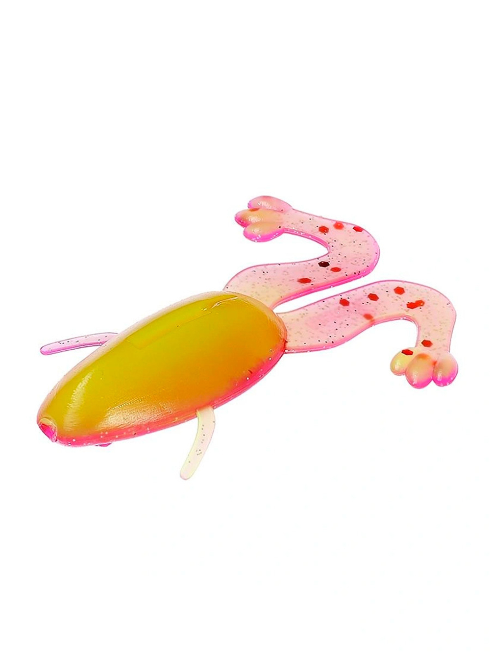 Лягушка несъедобная Helios Crazy Frog 3,55"/9,0 см Electric green 20шт. (HS-23-007-N-20)