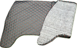 Дверные карты-обивка дверей УАЗ 452/Буханка (красная нить Бабочка)