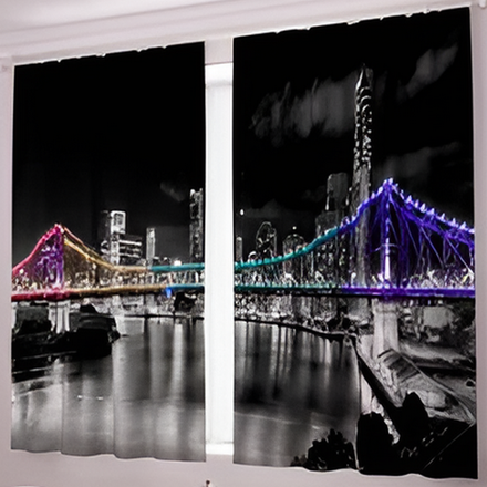 Фотошторы для кухни "В. 020125/55", Россия.