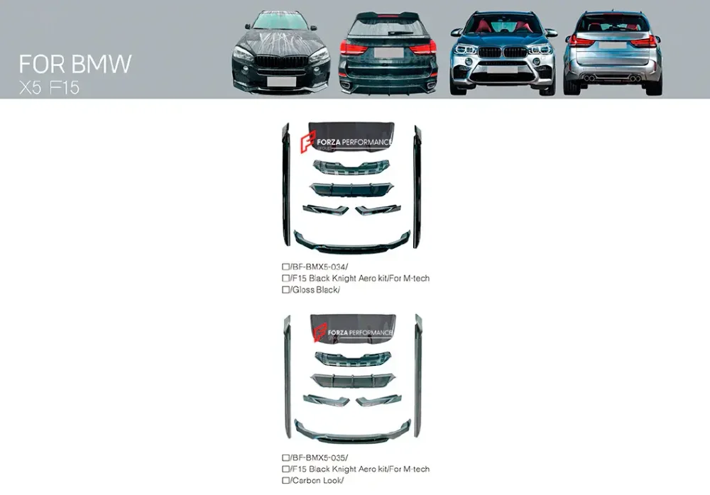 Аэродинамический комплект Black Knight для BMW X5 F15 2013-2018 БМВ