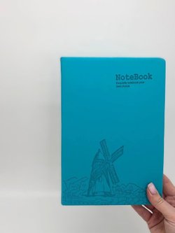 Блокнот 112 л. В5 25*17,5 см лин. морской волны  (7674-17)