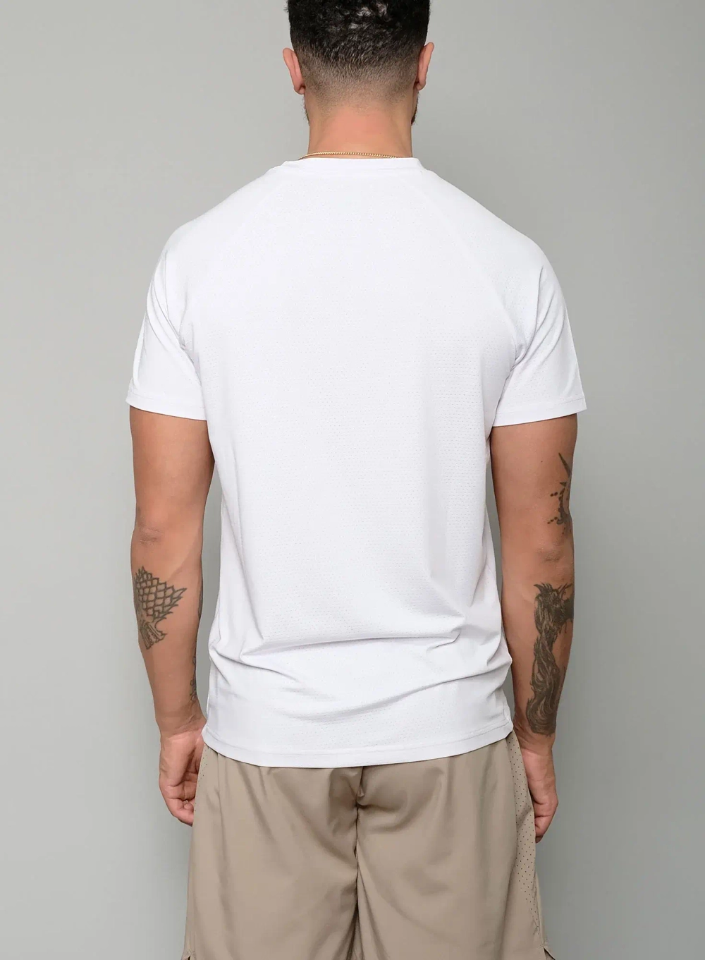Мужская футболка RS Prime Mesh Tee White/Black (242M010000/999)