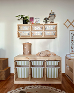 Наклейки на ЯЩИКИ ДЛЯ ИГРУШЕК ПРИНТ ПОЛОСКА