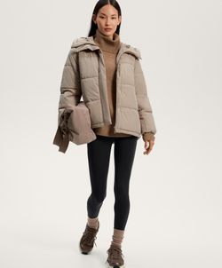 Oysho Трикотажный свитер оверсайз, коричневый меланж