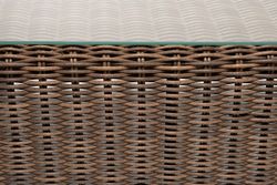 "Боно" журнальный столик из искусственного ротанга, цвет коричневый