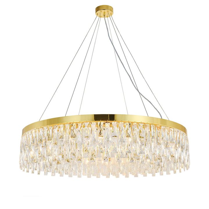 Подвесная люстра Indigo Anna V12029/18P Gold V000496